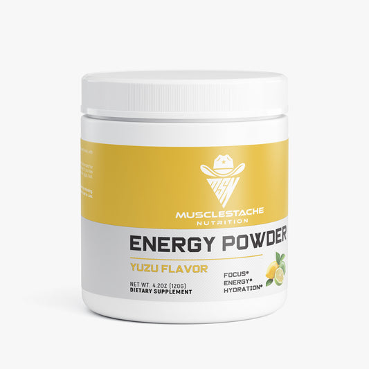Energy Powder (Yuzu) - Musclestache Nutrition