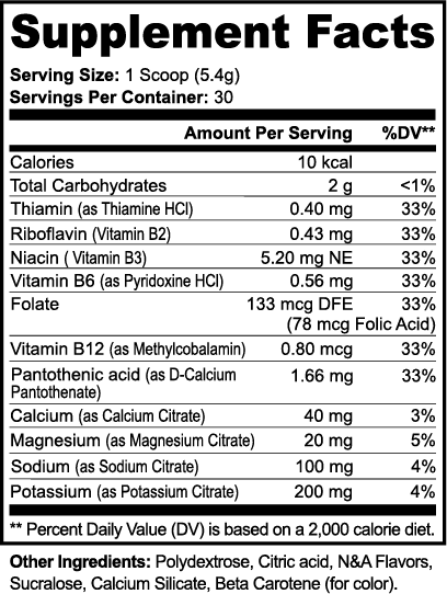 Hydration Powder (Peach Mango) Musclestache Nutrition