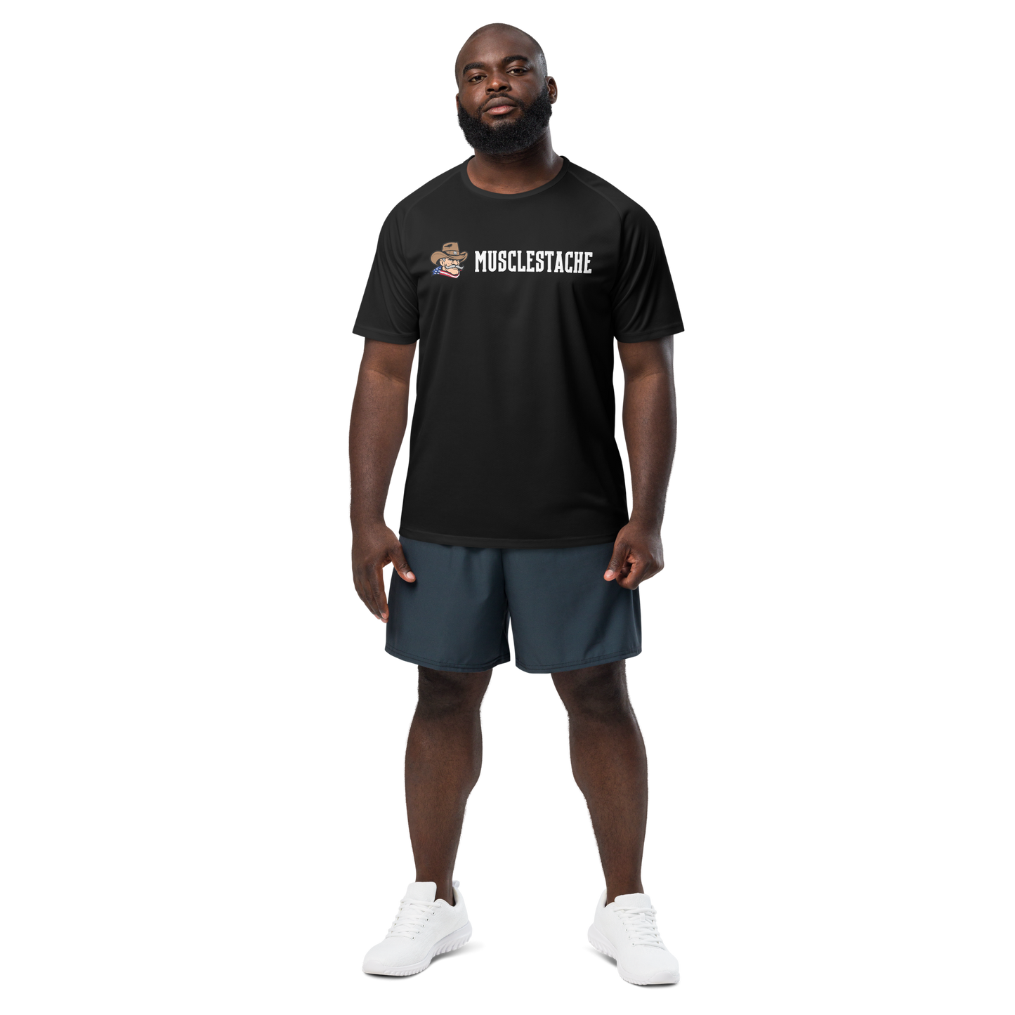 Musclestache Nutrition OG Fitted Performance Shirt - Musclestache Nutrition