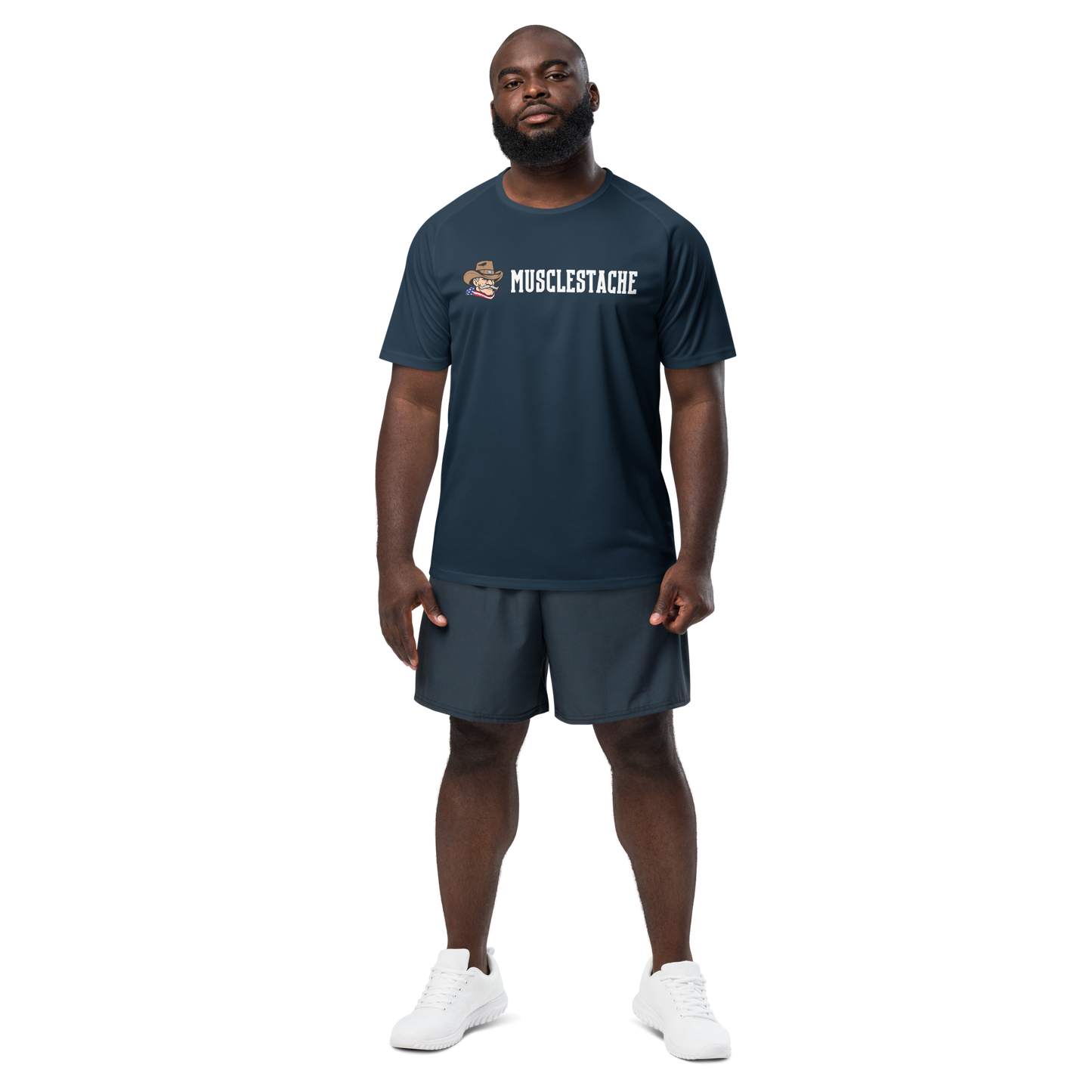 Musclestache Nutrition OG Fitted Performance Shirt - Musclestache Nutrition