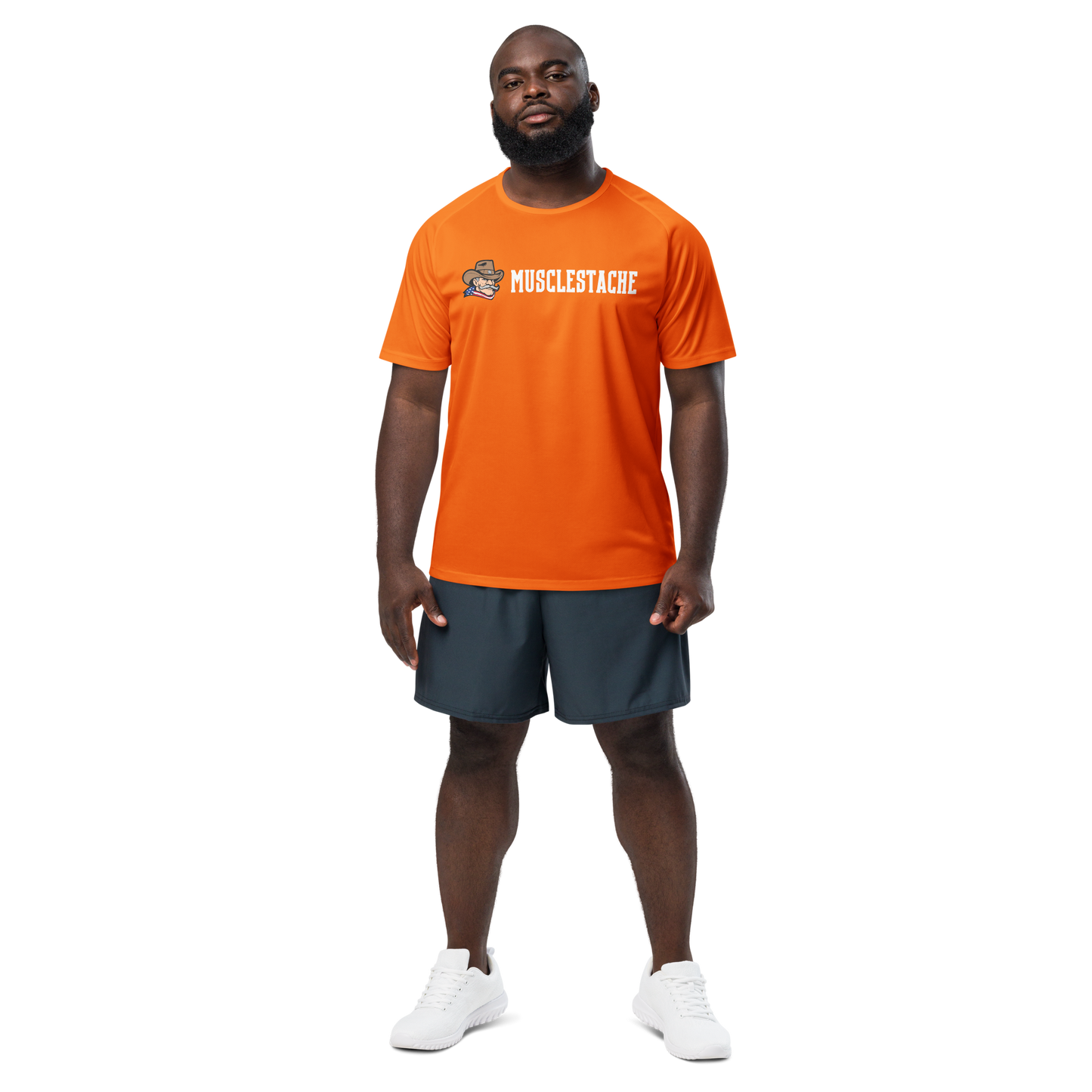 Musclestache Nutrition OG Fitted Performance Shirt - Musclestache Nutrition
