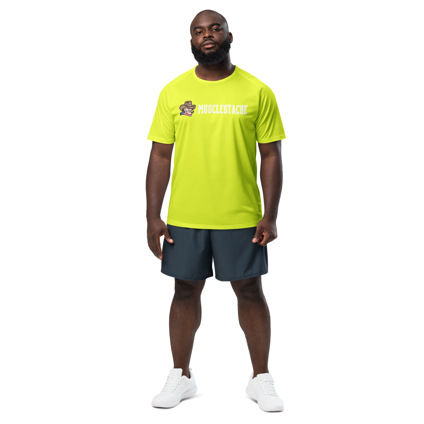 Musclestache Nutrition OG Fitted Performance Shirt - Musclestache Nutrition