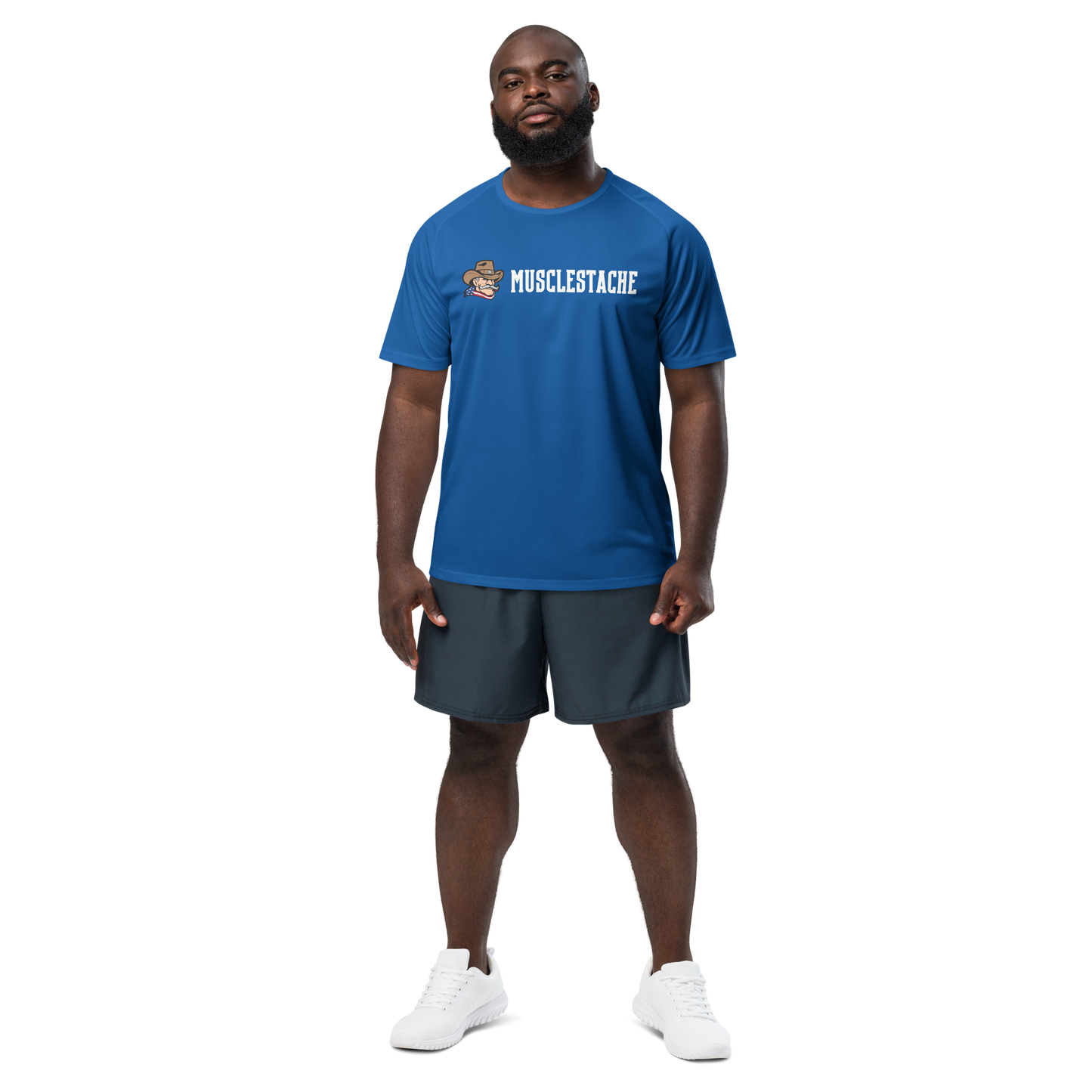 Musclestache Nutrition OG Fitted Performance Shirt - Musclestache Nutrition