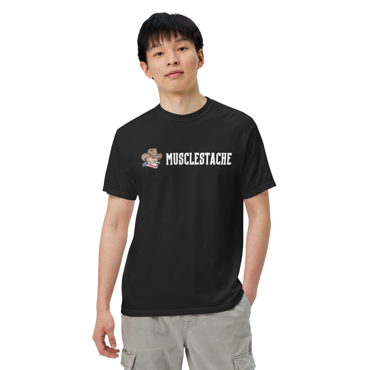 Musclestache Nutrition OG Heavyweight Shirt - Musclestache Nutrition