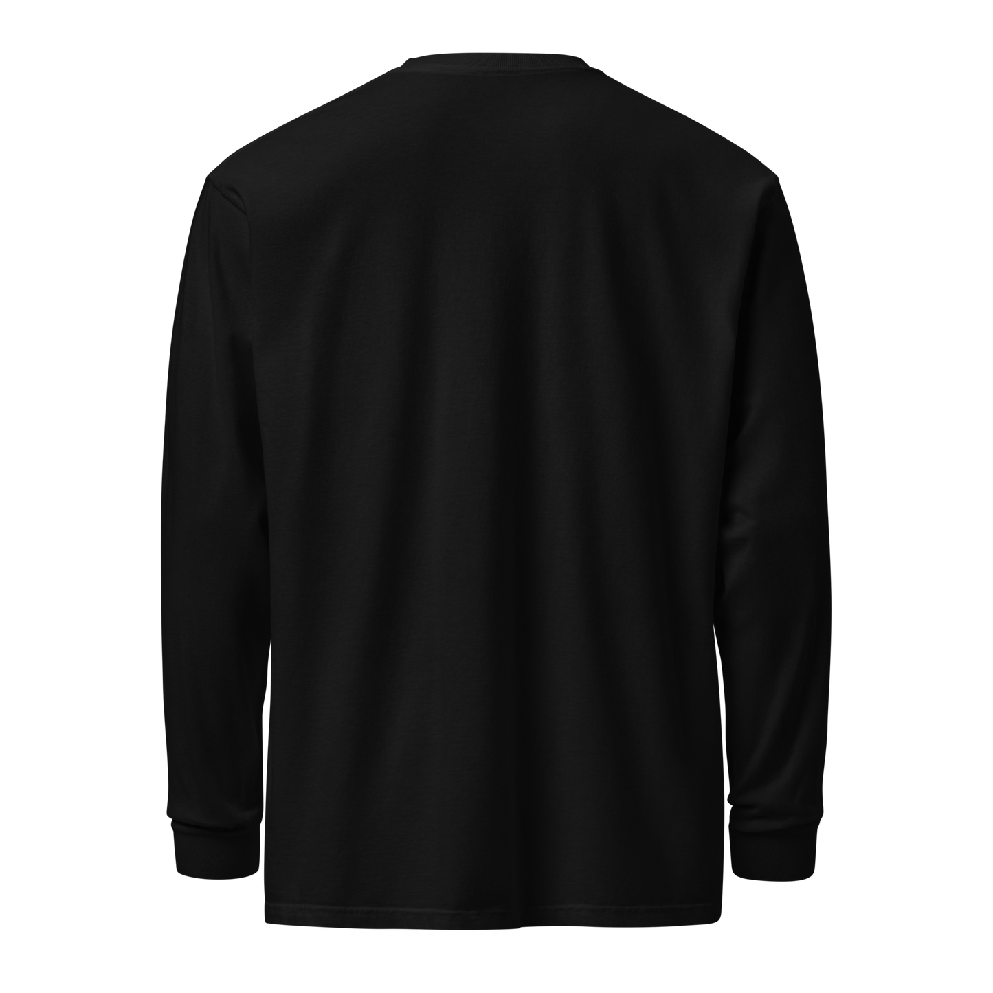 Musclestache Nutrition Garment-Dyed Heavyweight Long Sleeve Shirt - Musclestache Nutrition
