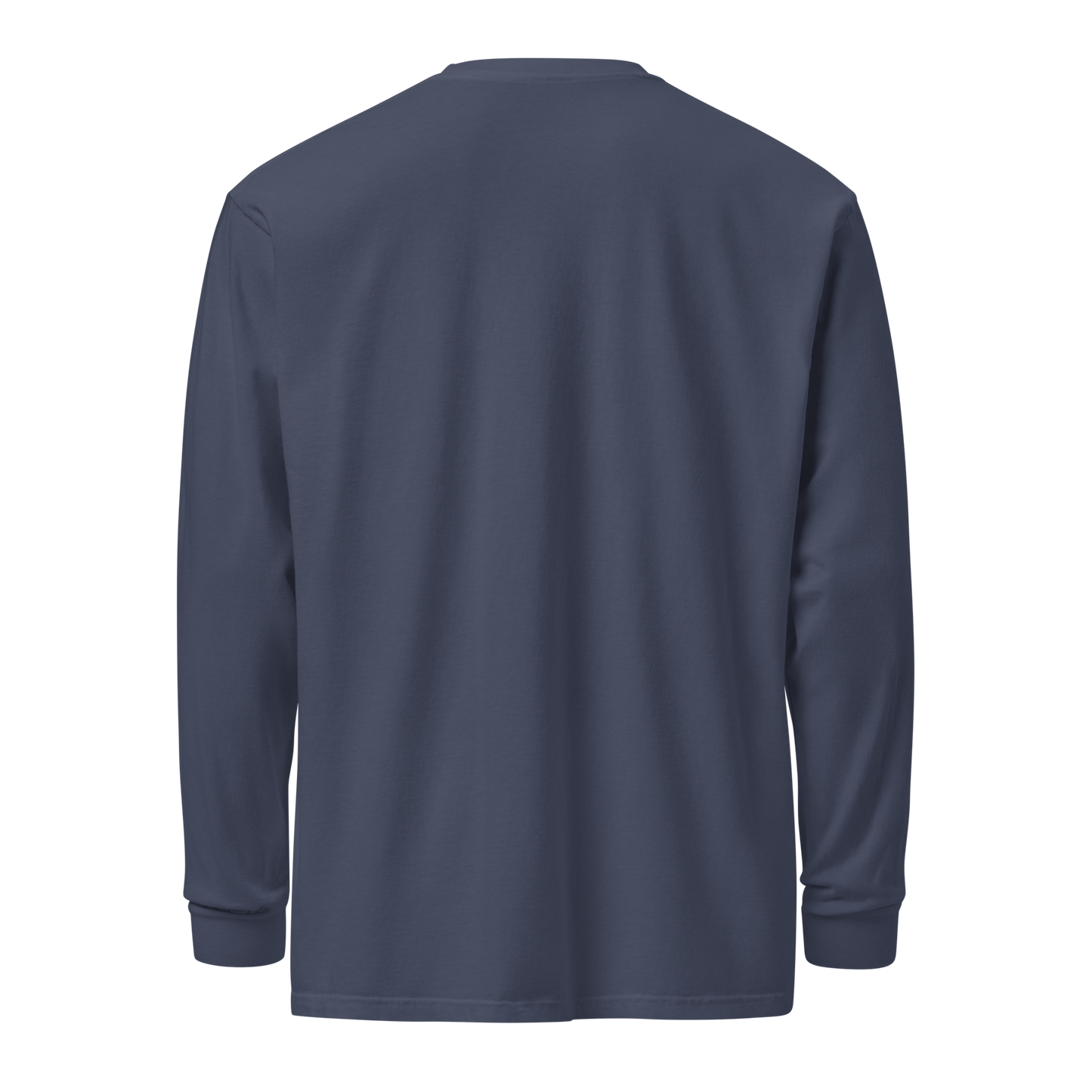 Musclestache Nutrition Garment-Dyed Heavyweight Long Sleeve Shirt - Musclestache Nutrition