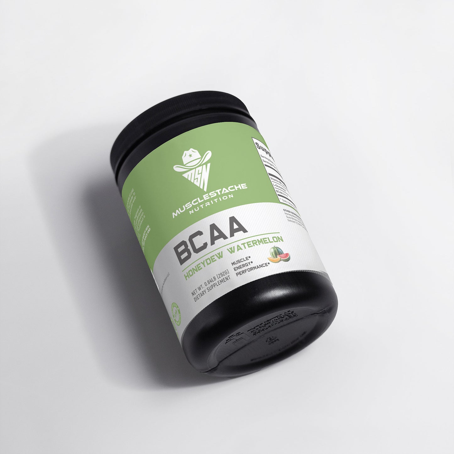 MSN BCAA Amino Energy Powder (Honeydew Watermelon) - Musclestache Nutrition