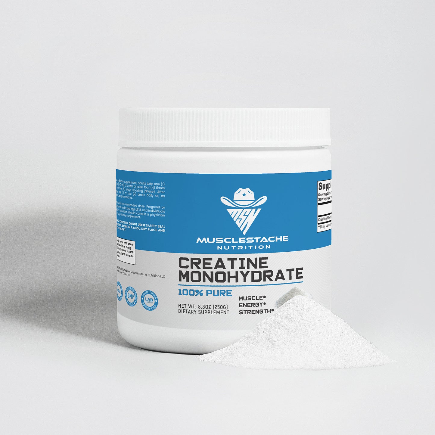 MSN Creatine Monohydrate Powder - Musclestache Nutrition