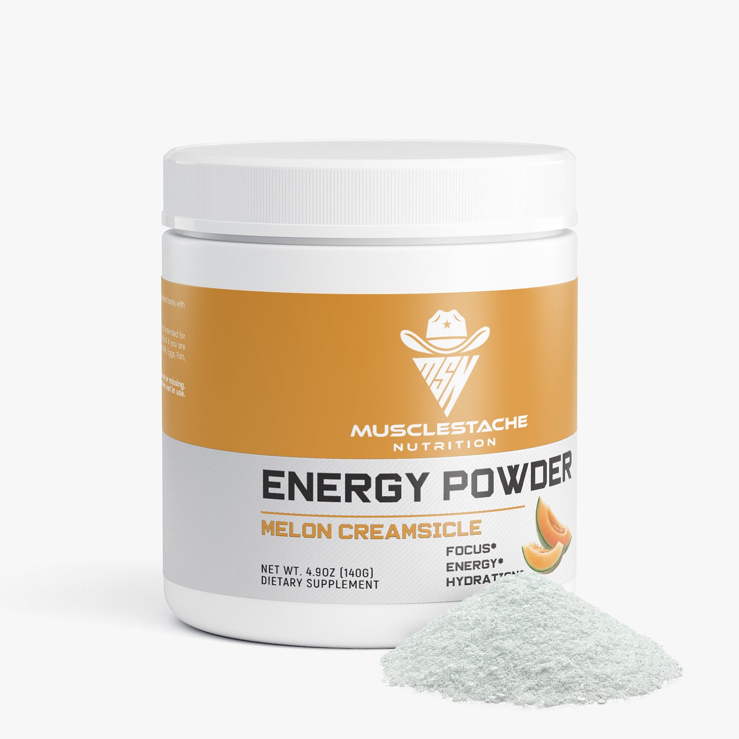MSN Energy Powder (Melon Creamsicle) - Musclestache Nutrition