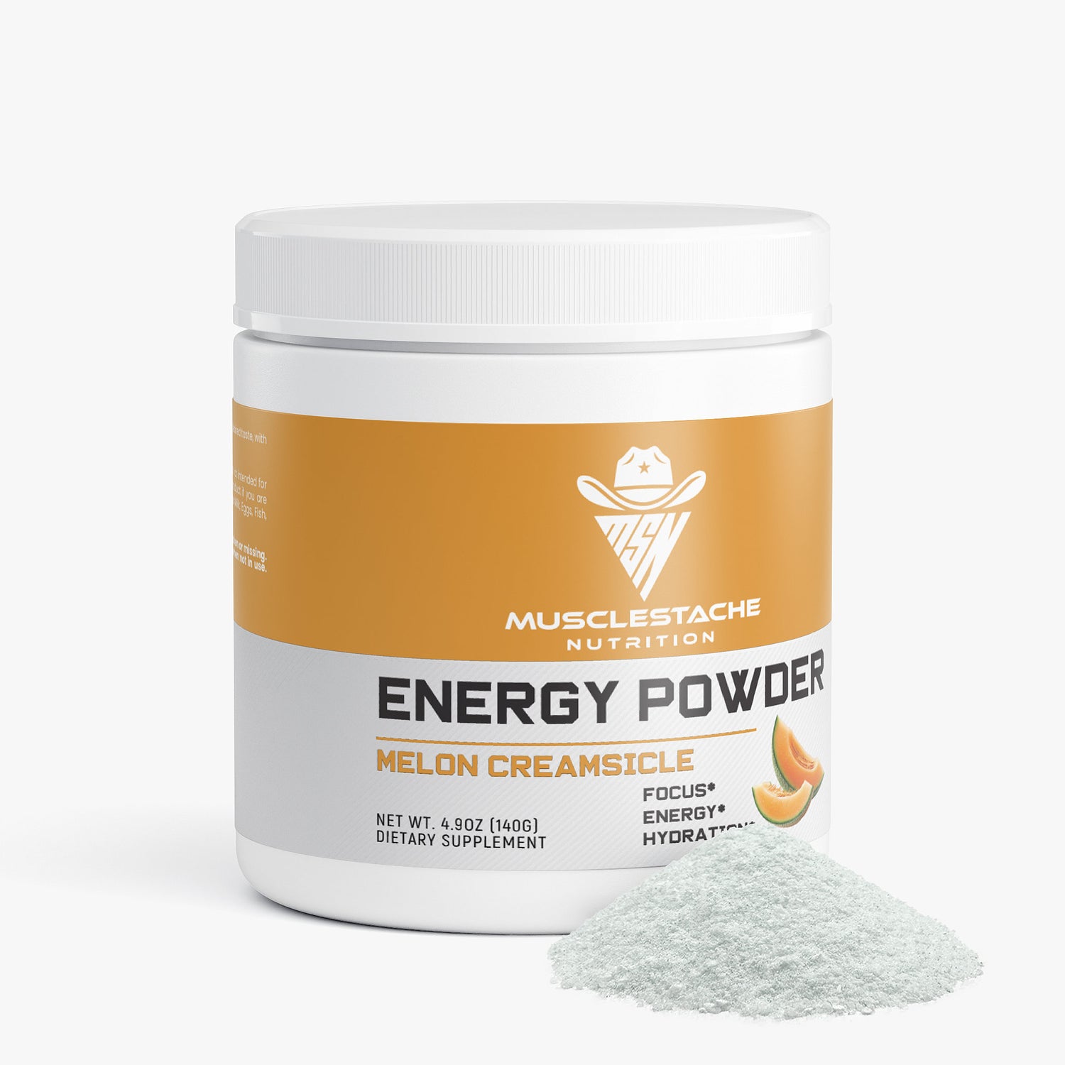 MSN Energy Powder (Melon Creamsicle) - Musclestache Nutrition