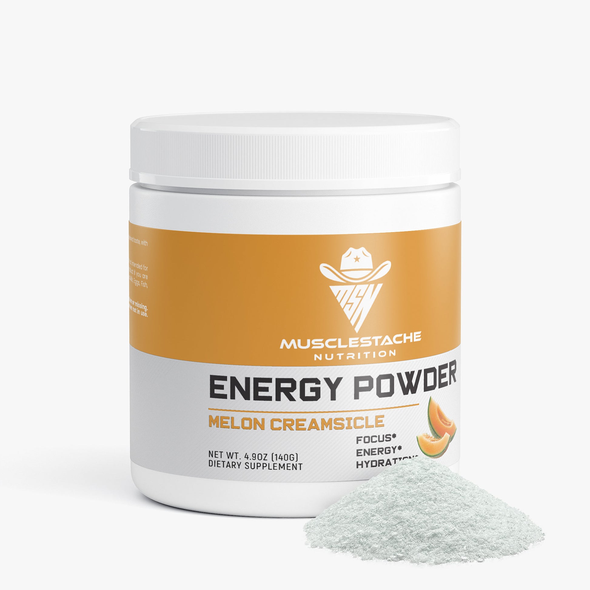 MSN Energy Powder (Melon Creamsicle) - Musclestache Nutrition
