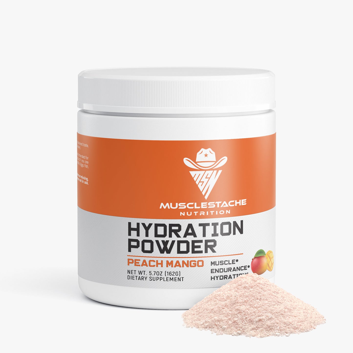 MSN Hydration Powder (Peach Mango) - Musclestache Nutrition