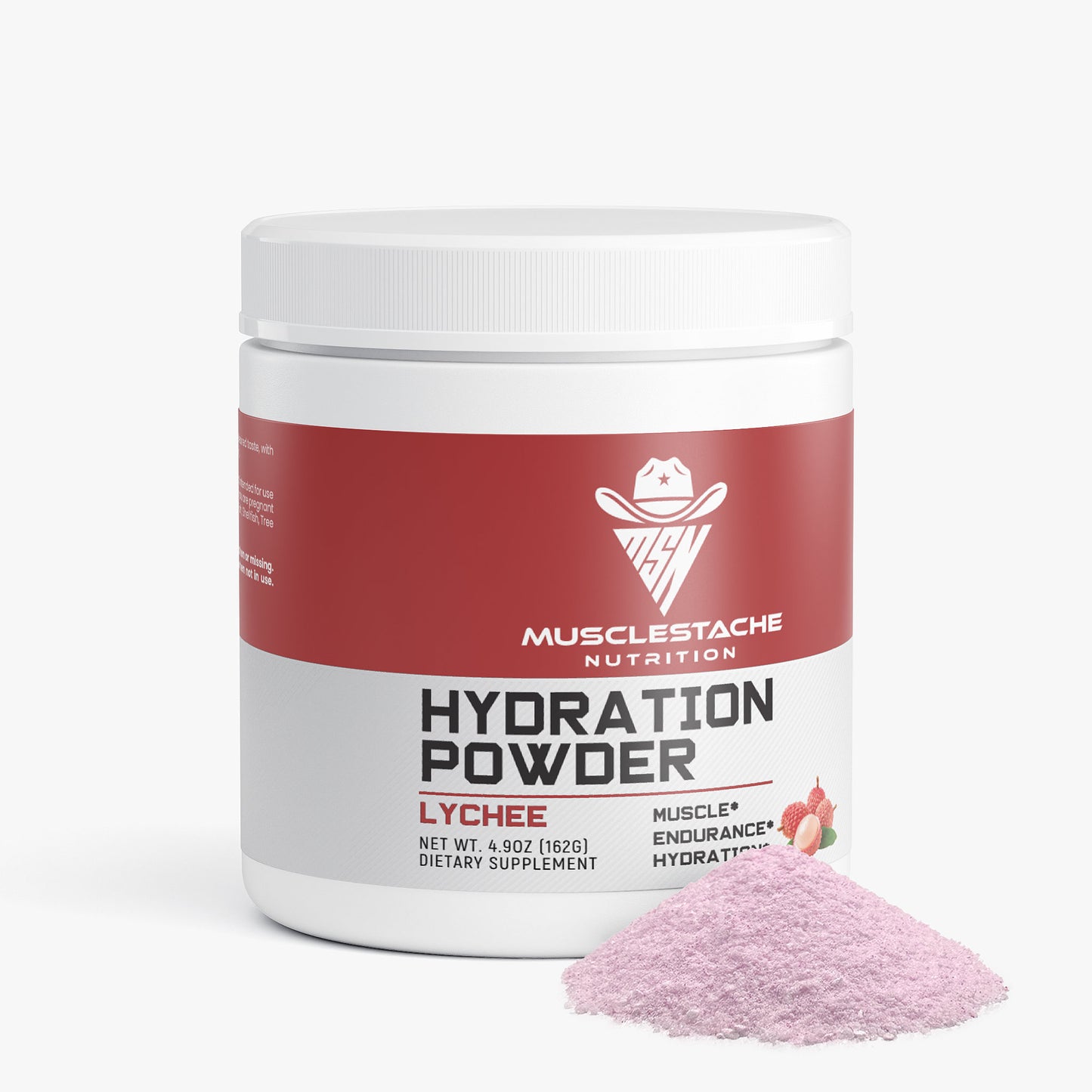 MSN Hydration Powder (Lychee) - Musclestache Nutrition