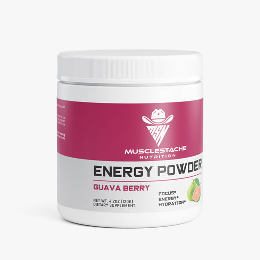 MSN Energy Powder (Guava Berry) - Musclestache Nutrition