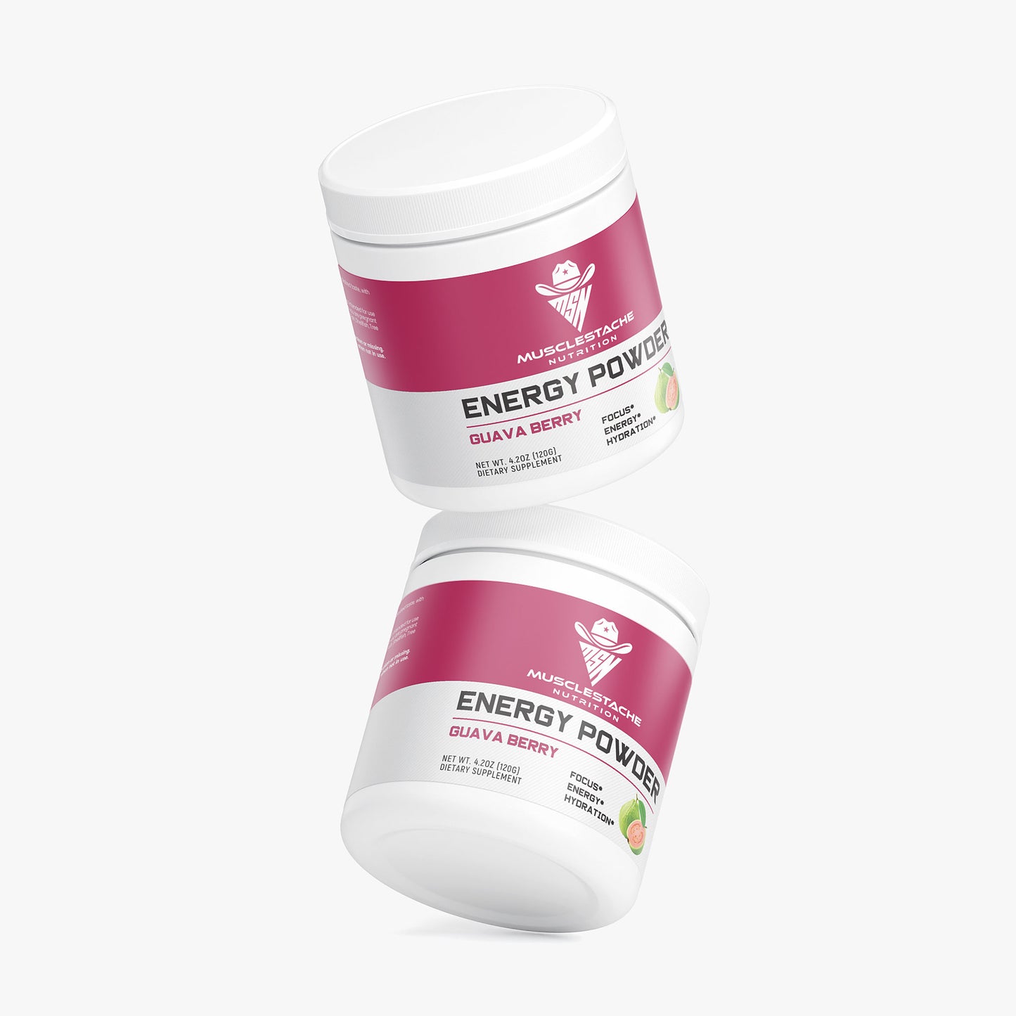 MSN Energy Powder (Guava Berry) - Musclestache Nutrition