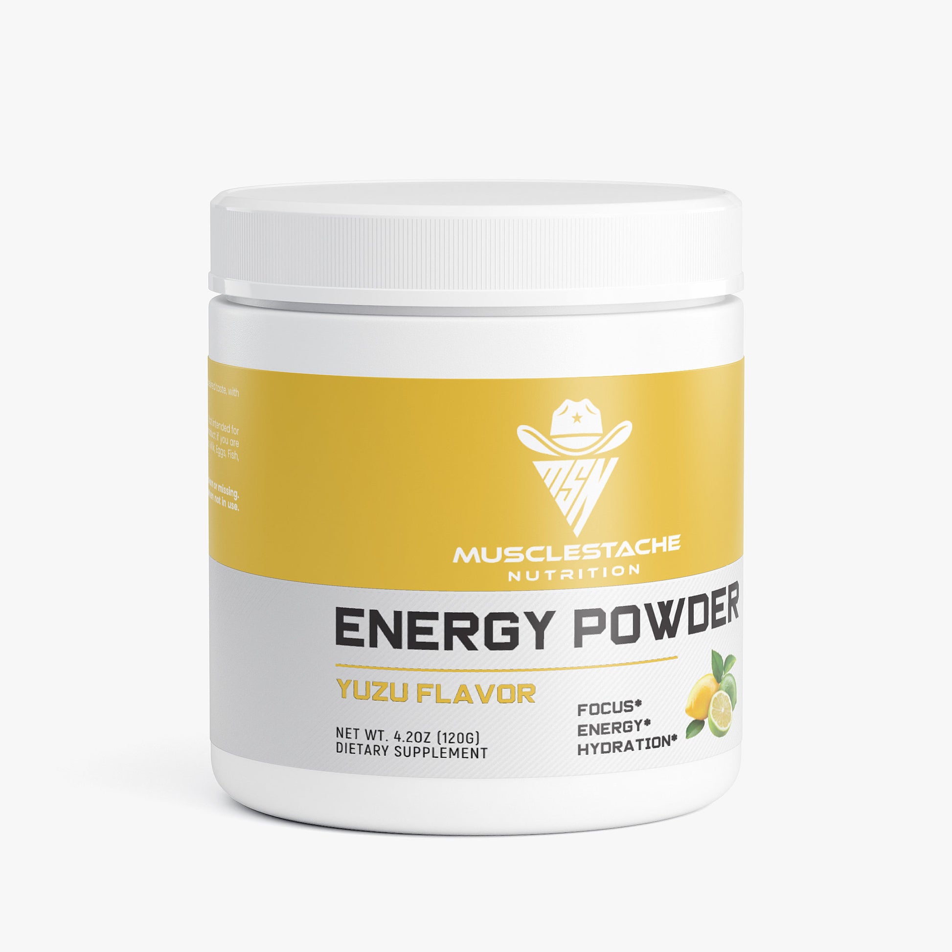 MSN Energy Powder (Yuzu) - Musclestache Nutrition