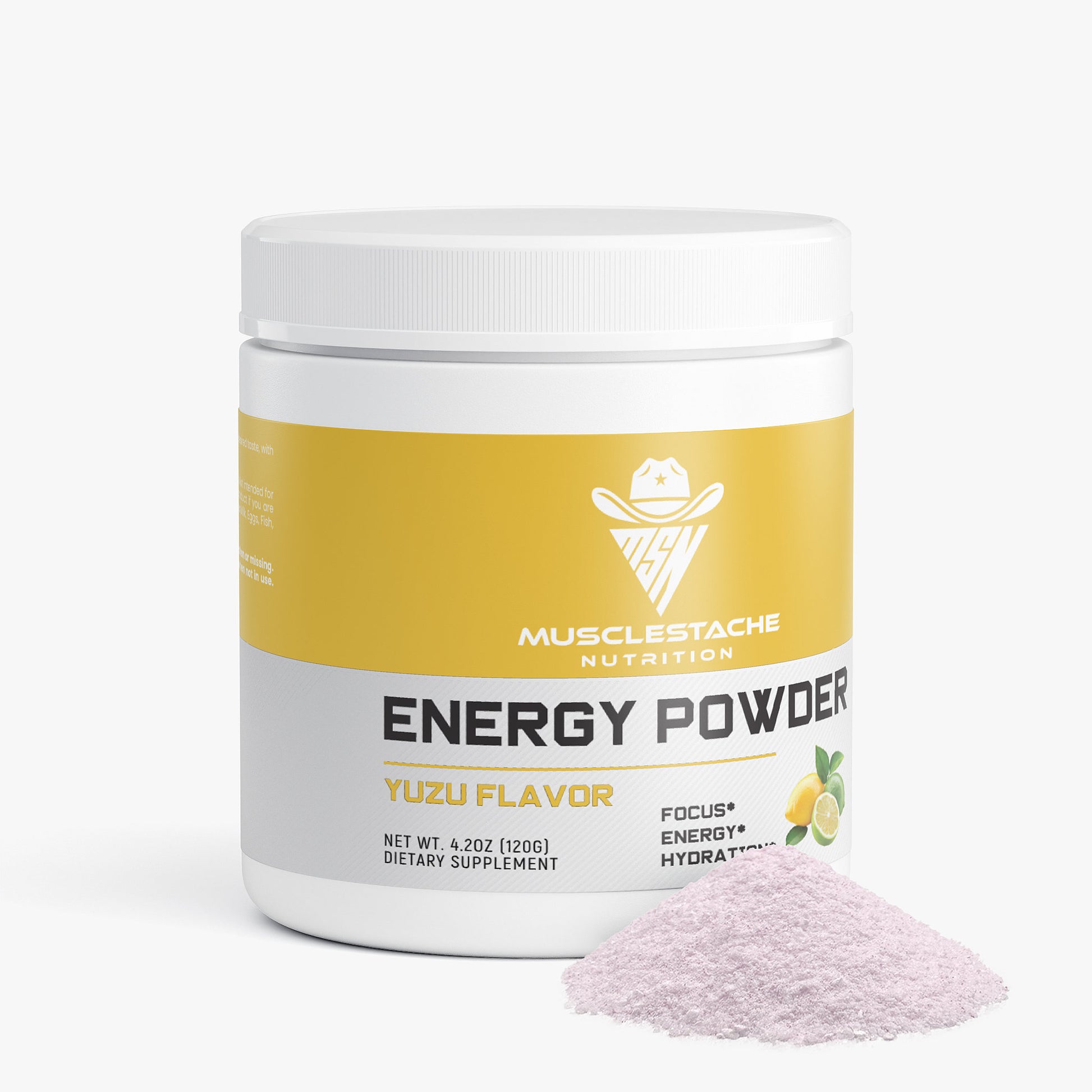MSN Energy Powder (Yuzu) - Musclestache Nutrition