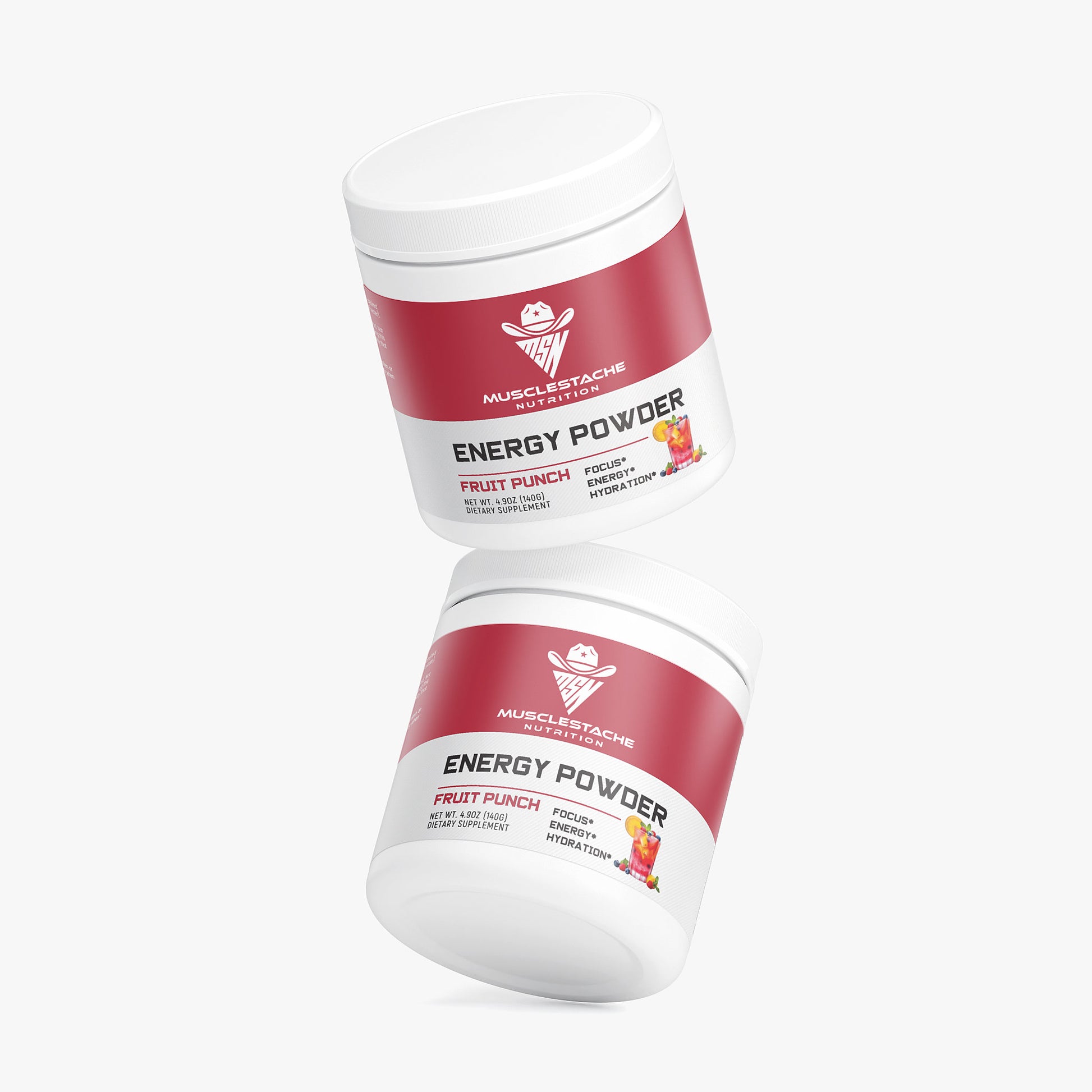MSN Energy Powder (Fruit Punch) - Musclestache Nutrition