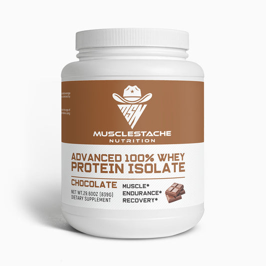 MSN Advanced 100% Whey Protein Isolate (Chocolate) - Musclestache Nutrition