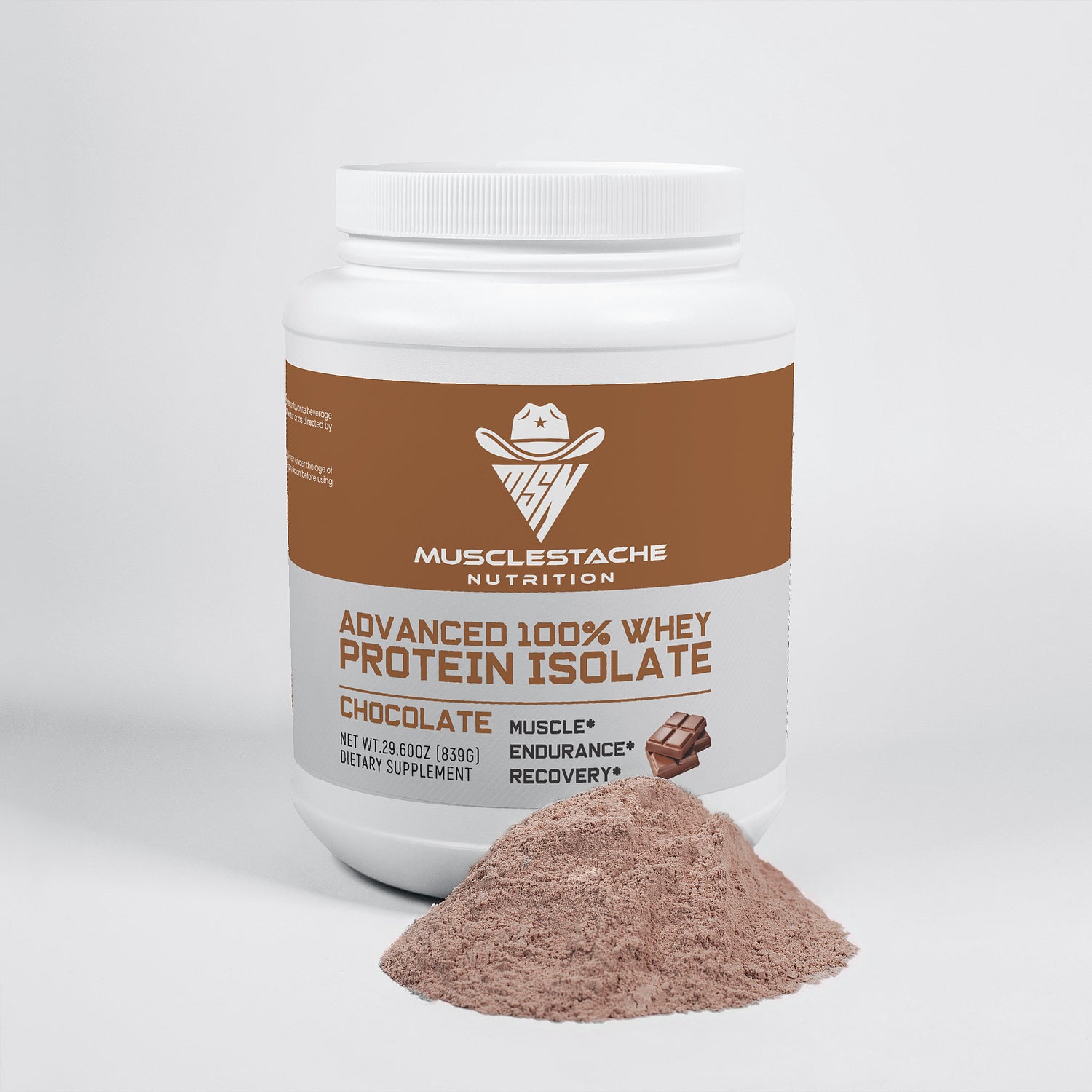 MSN Advanced 100% Whey Protein Isolate (Chocolate) - Musclestache Nutrition