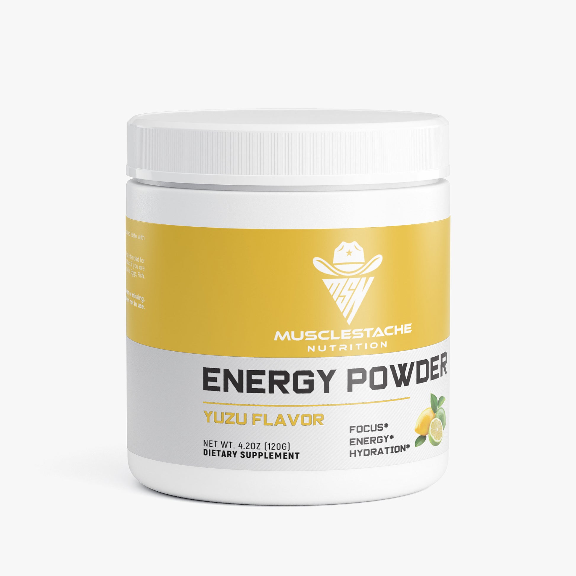 Energy Powder (Yuzu) - Musclestache Nutrition