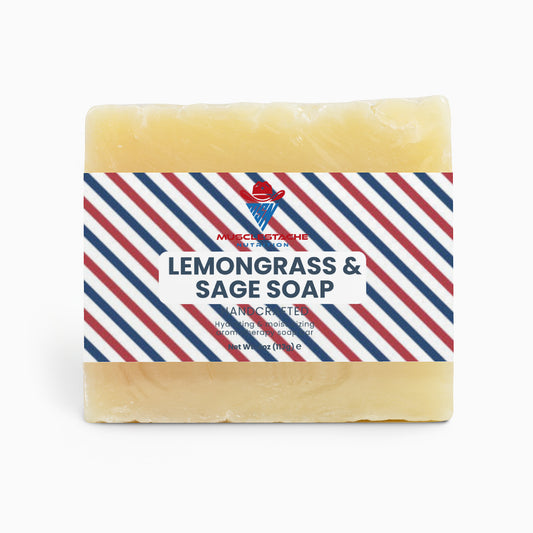 Lemongrass & Sage Soap - Musclestache Nutrition
