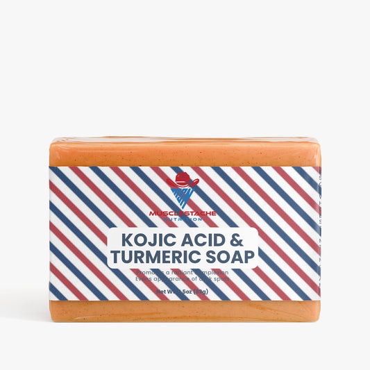 Kojic Acid & Turmeric Soap - Musclestache Nutrition