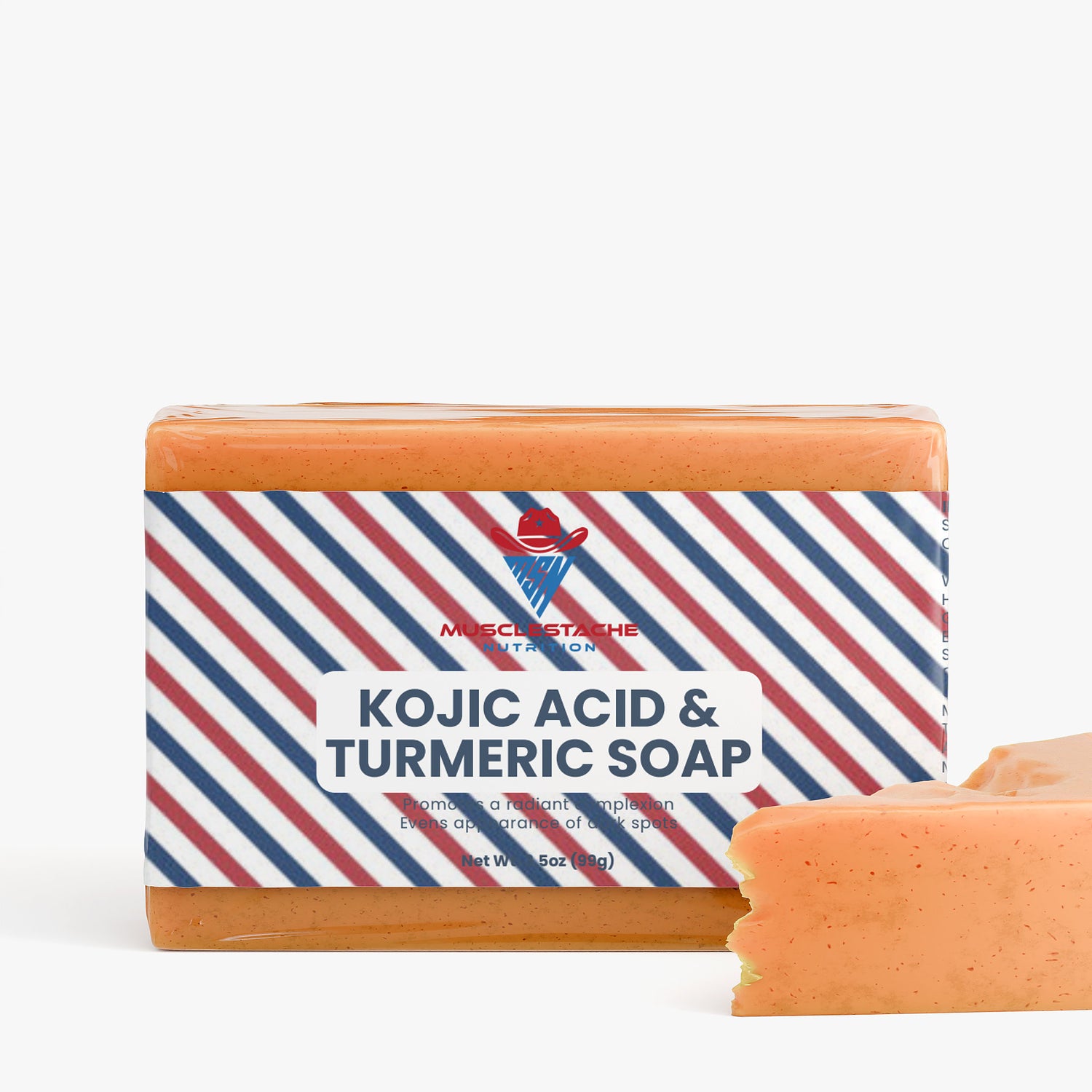 Kojic Acid & Turmeric Soap - Musclestache Nutrition