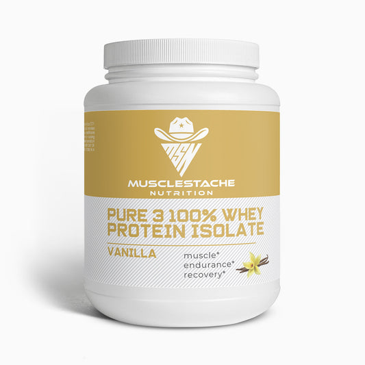 Pure 3 Whey Protein Isolate Powder (Vanilla)