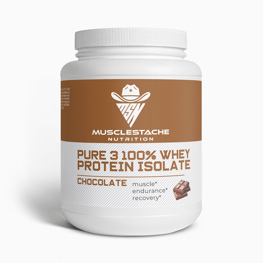 Pure 3 Whey Protein Isolate Powder (Chocolate)