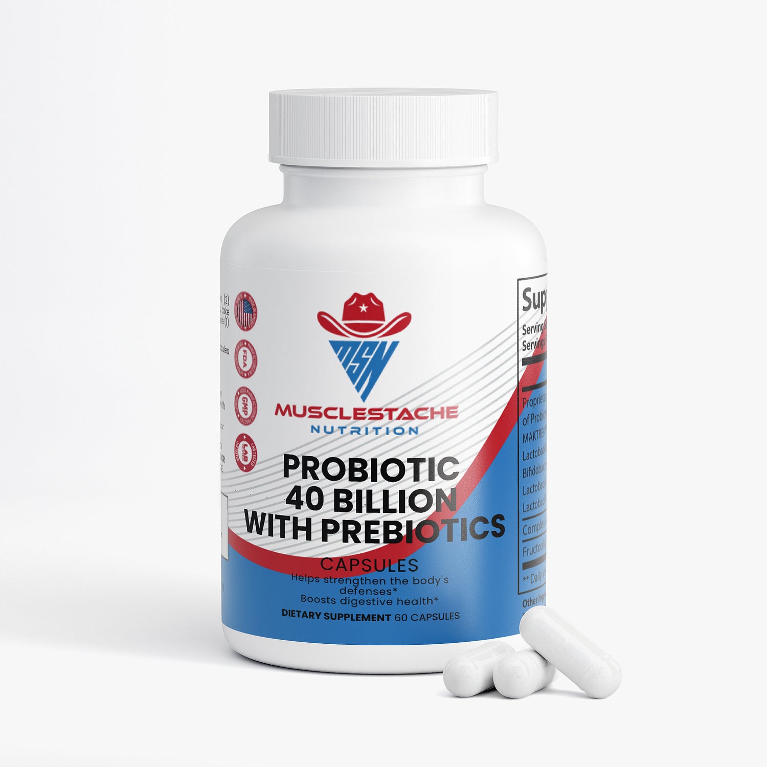 Probiotic 40 Billion with Prebiotics