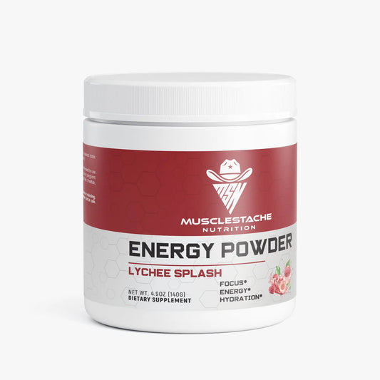 Energy Powder (Lychee Splash) Musclestache Nutrition