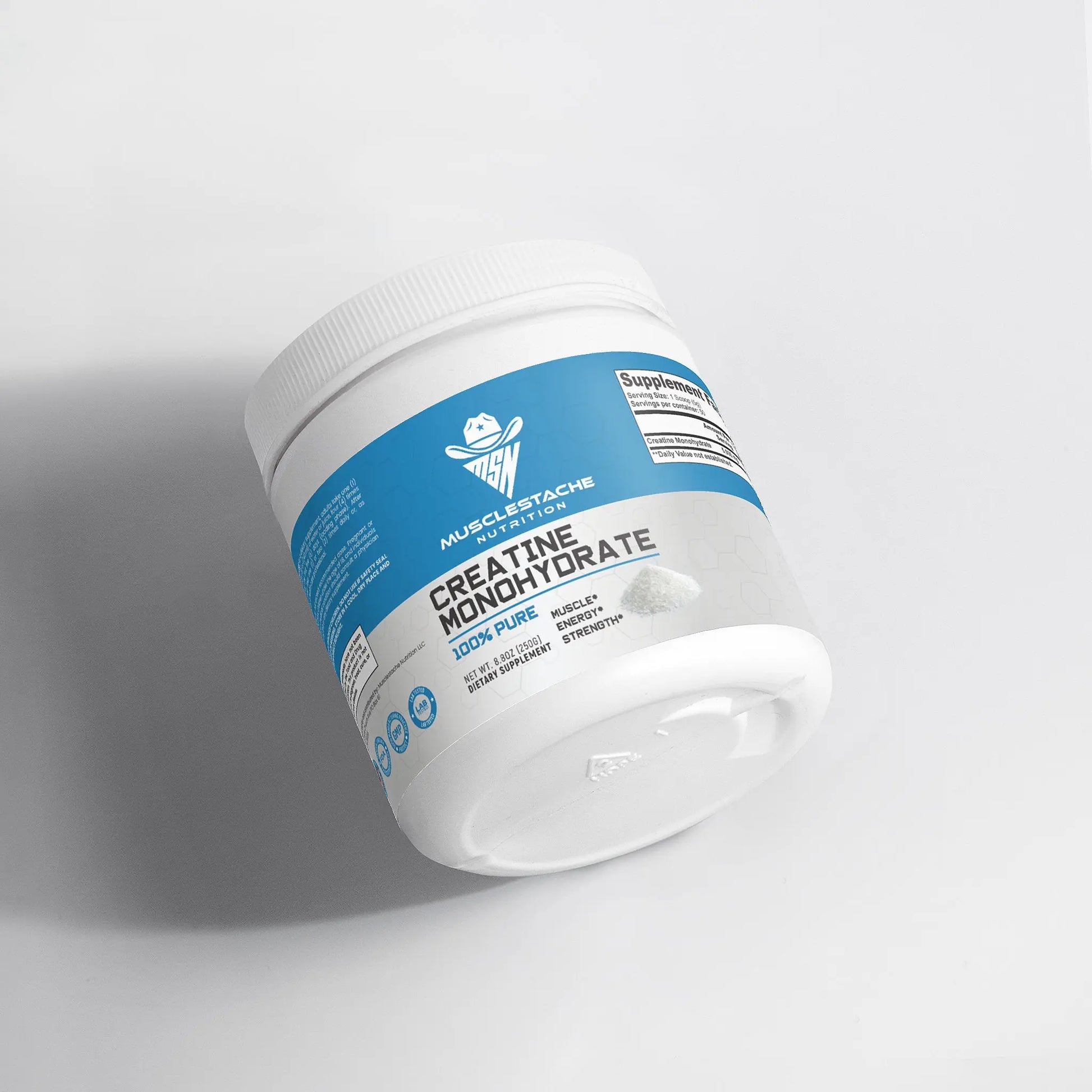 Creatine Monohydrate Powder Musclestache Nutrition
