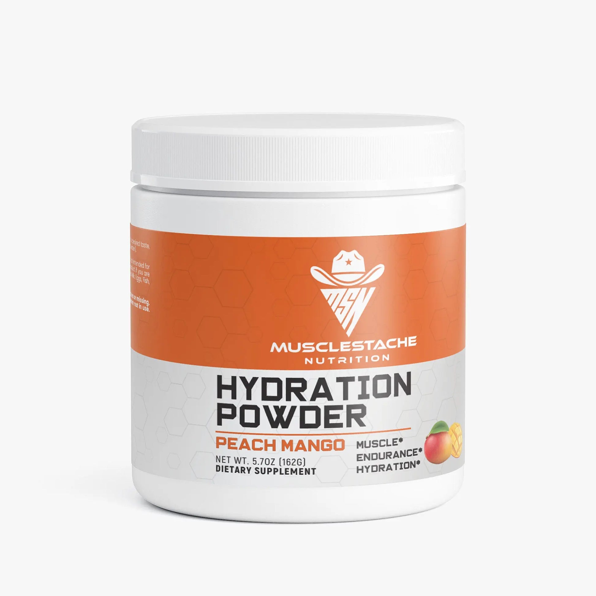 Hydration Powder (Peach Mango) Musclestache Nutrition