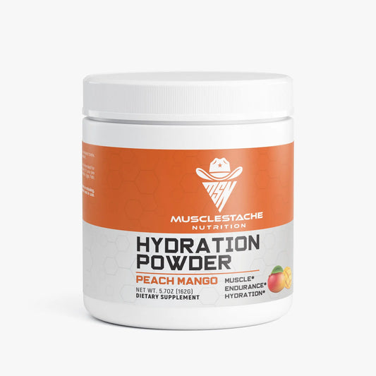 Hydration Powder (Peach Mango) Musclestache Nutrition