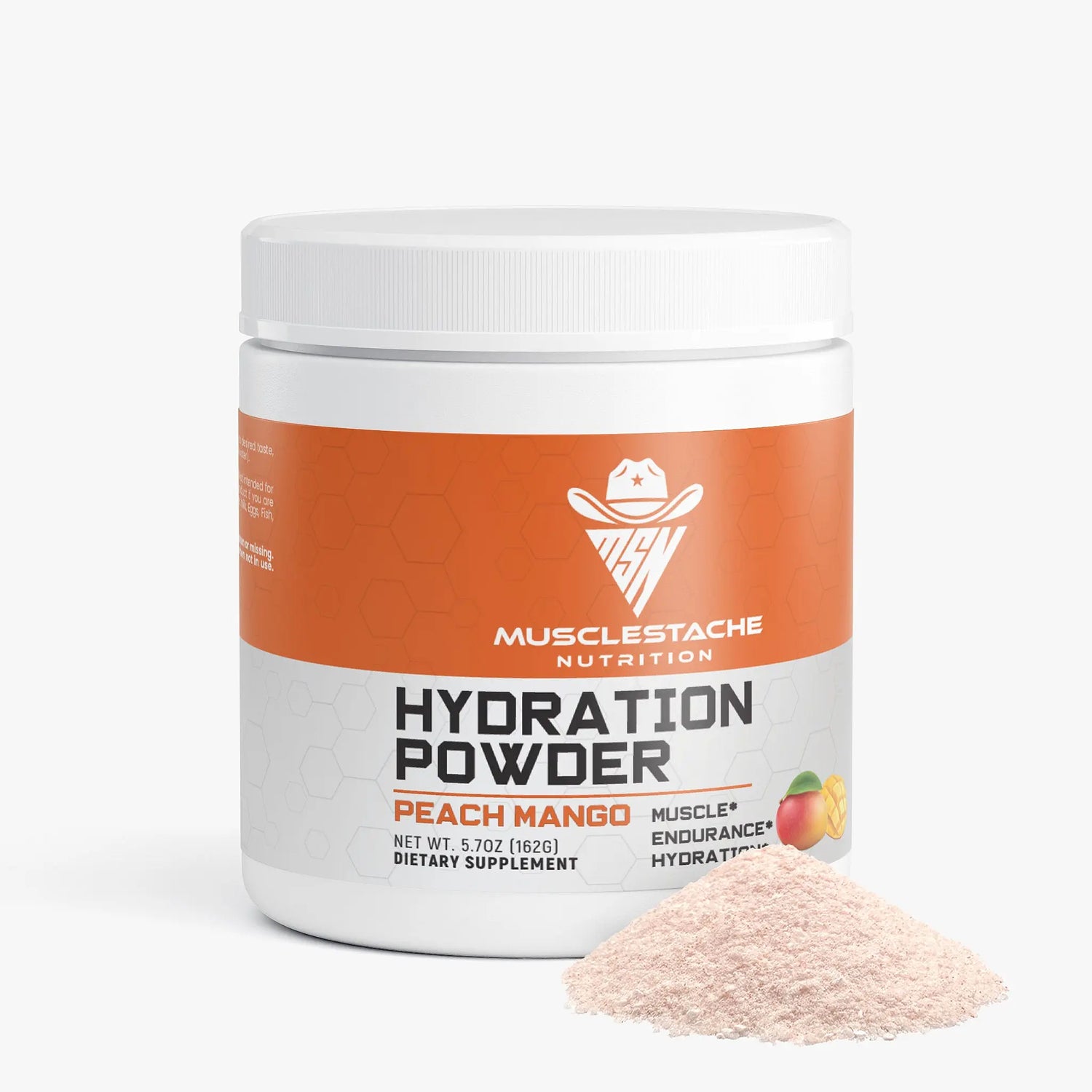 Hydration Powder (Peach Mango) Musclestache Nutrition