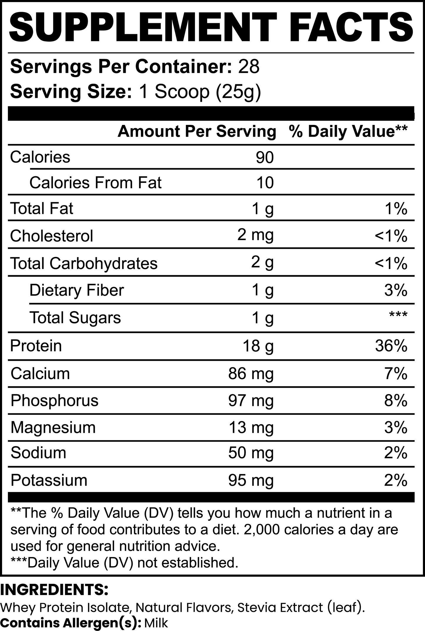 MSN Pure 3 Whey Protein Isolate Powder (Chocolate) - Musclestache Nutrition