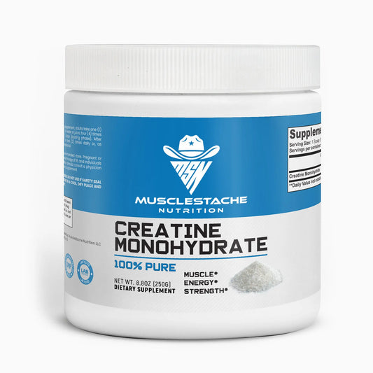 Creatine Monohydrate Powder - Musclestache Nutrition