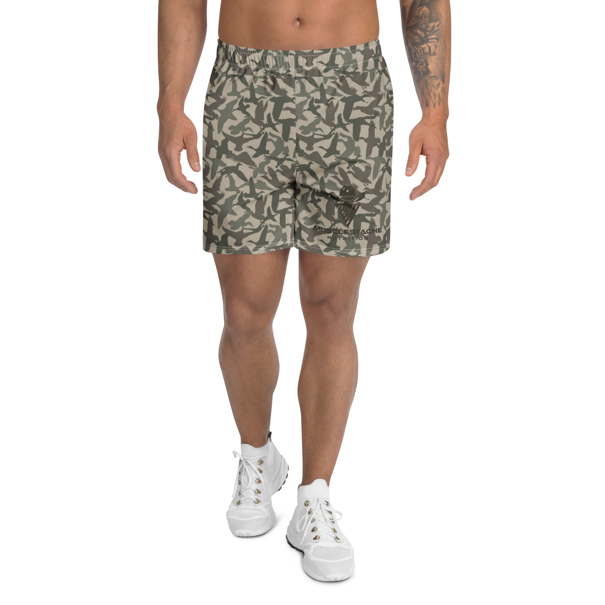 Musclestache Nutrition Camo Running Shorts - Musclestache Nutrition
