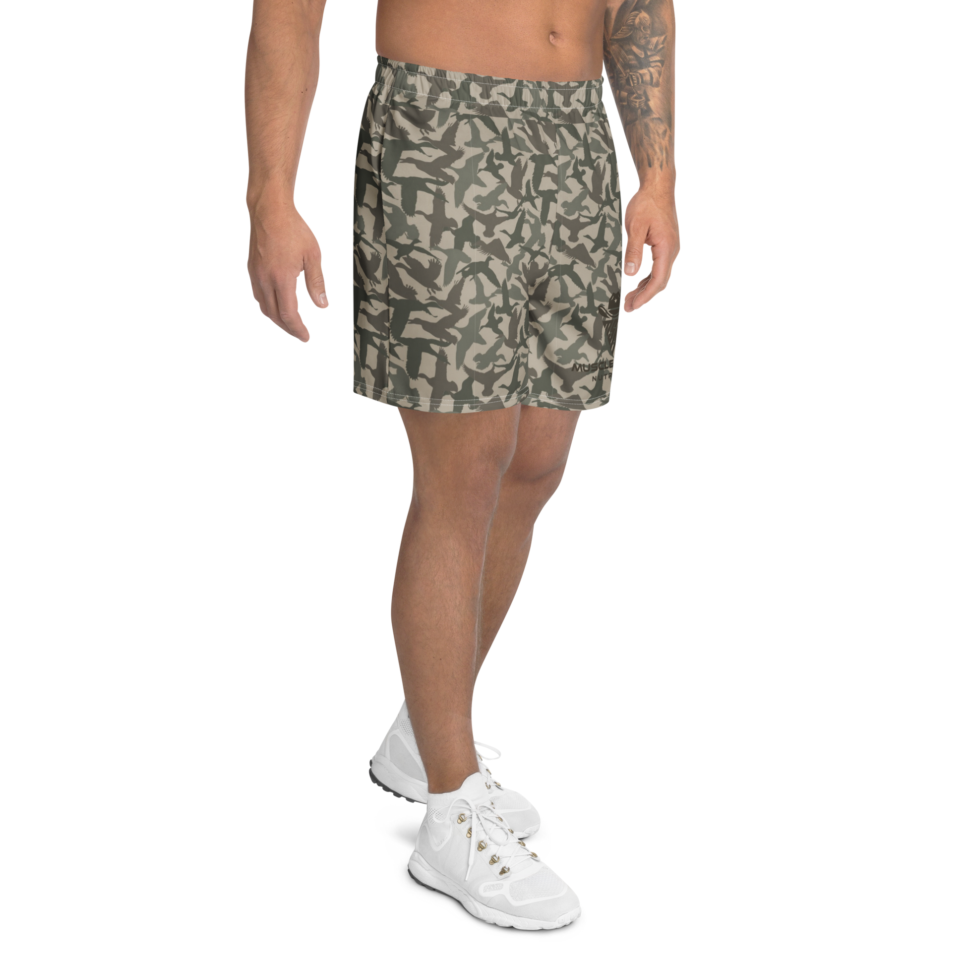 Musclestache Nutrition Camo Running Shorts - Musclestache Nutrition