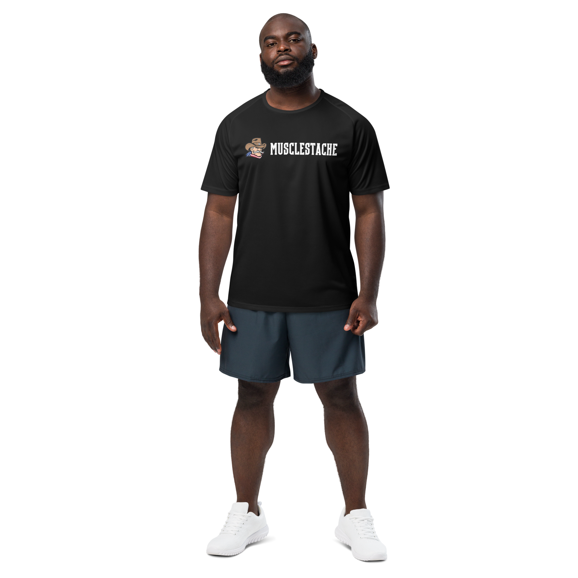 Musclestache Nutrition OG Fitted Performance Shirt - Musclestache Nutrition