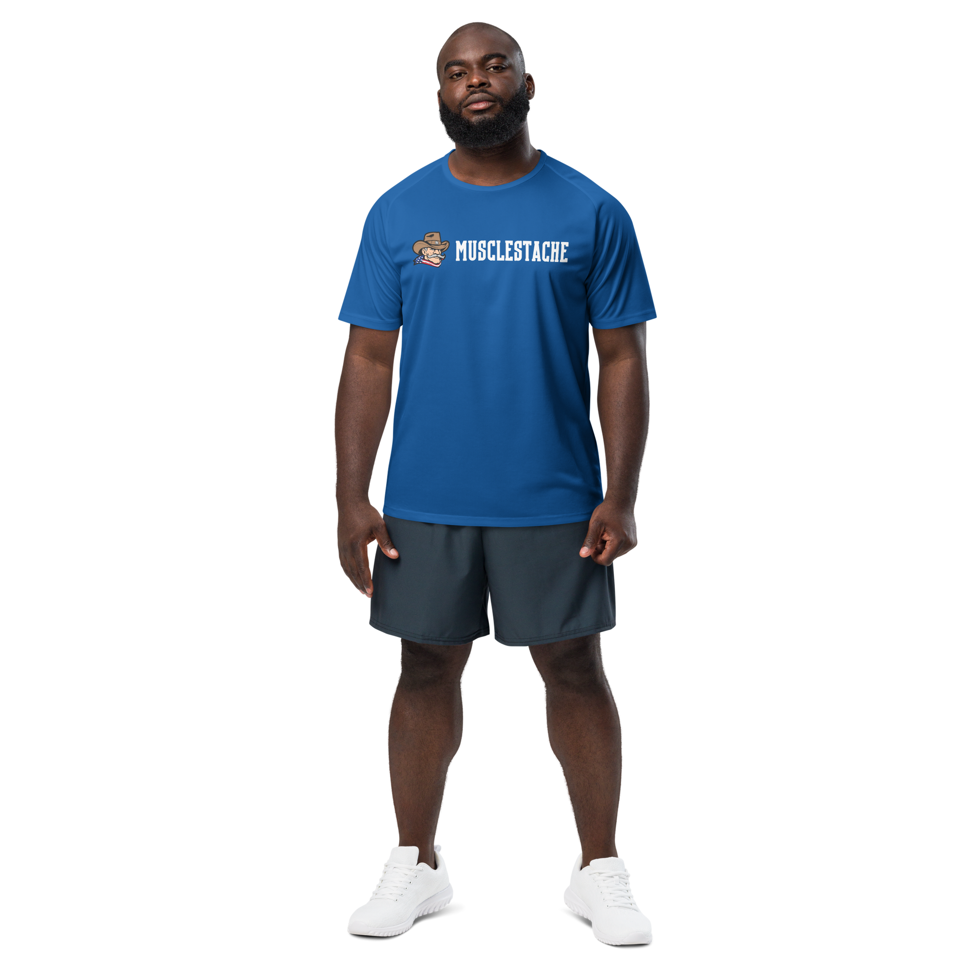 Musclestache Nutrition OG Fitted Performance Shirt - Musclestache Nutrition