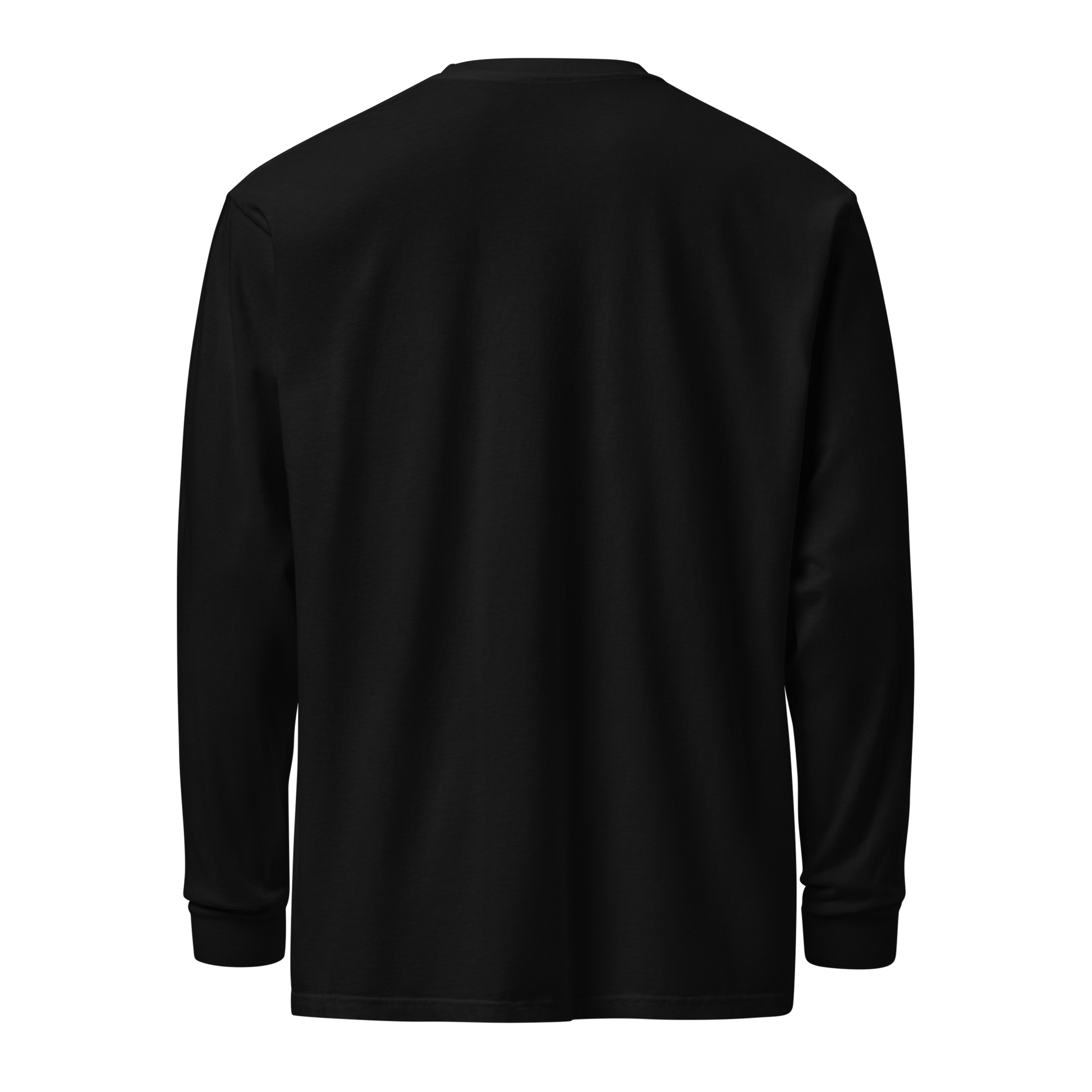 Musclestache Nutrition Garment-Dyed Heavyweight Long Sleeve Shirt - Musclestache Nutrition