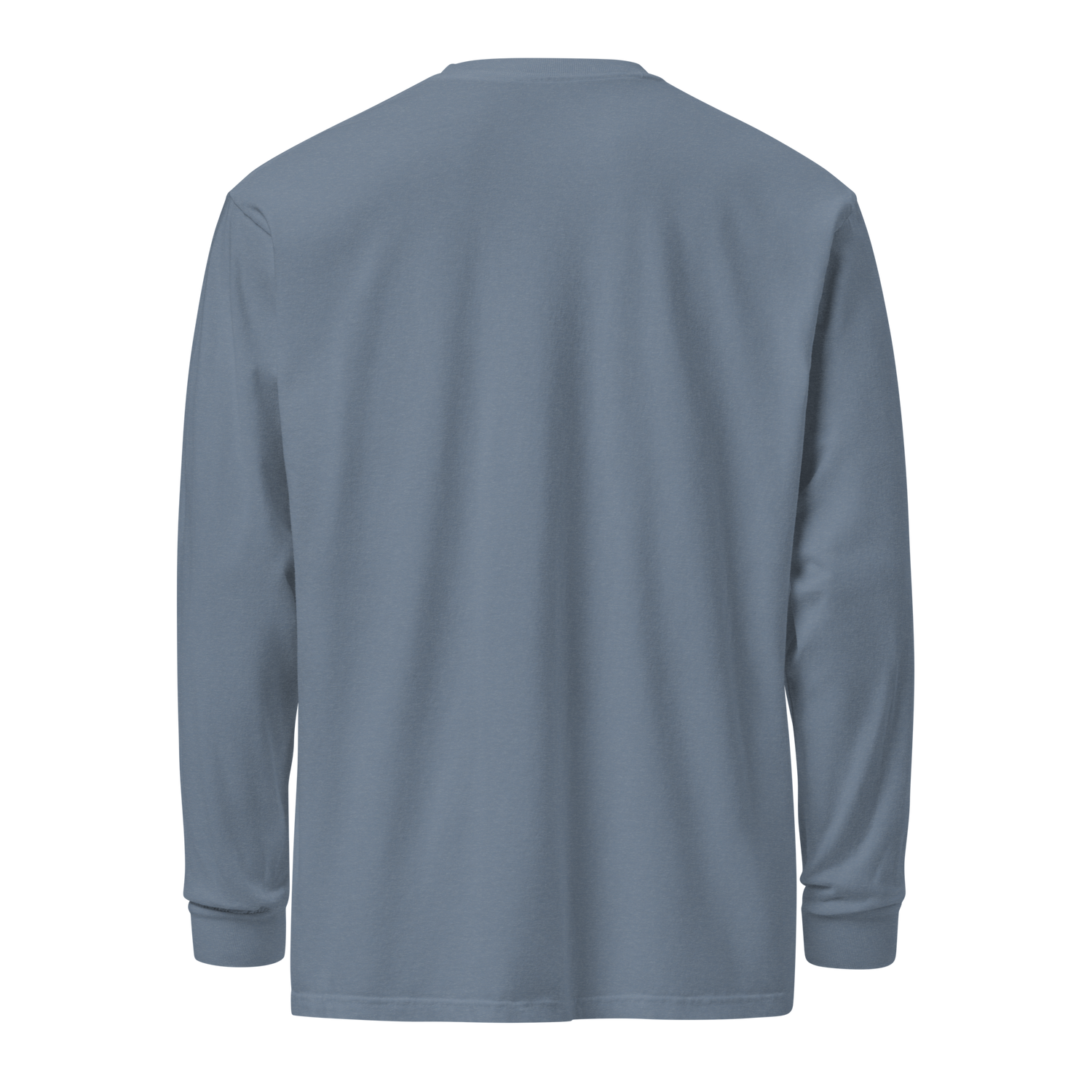 Musclestache Nutrition Garment-Dyed Heavyweight Long Sleeve Shirt - Musclestache Nutrition