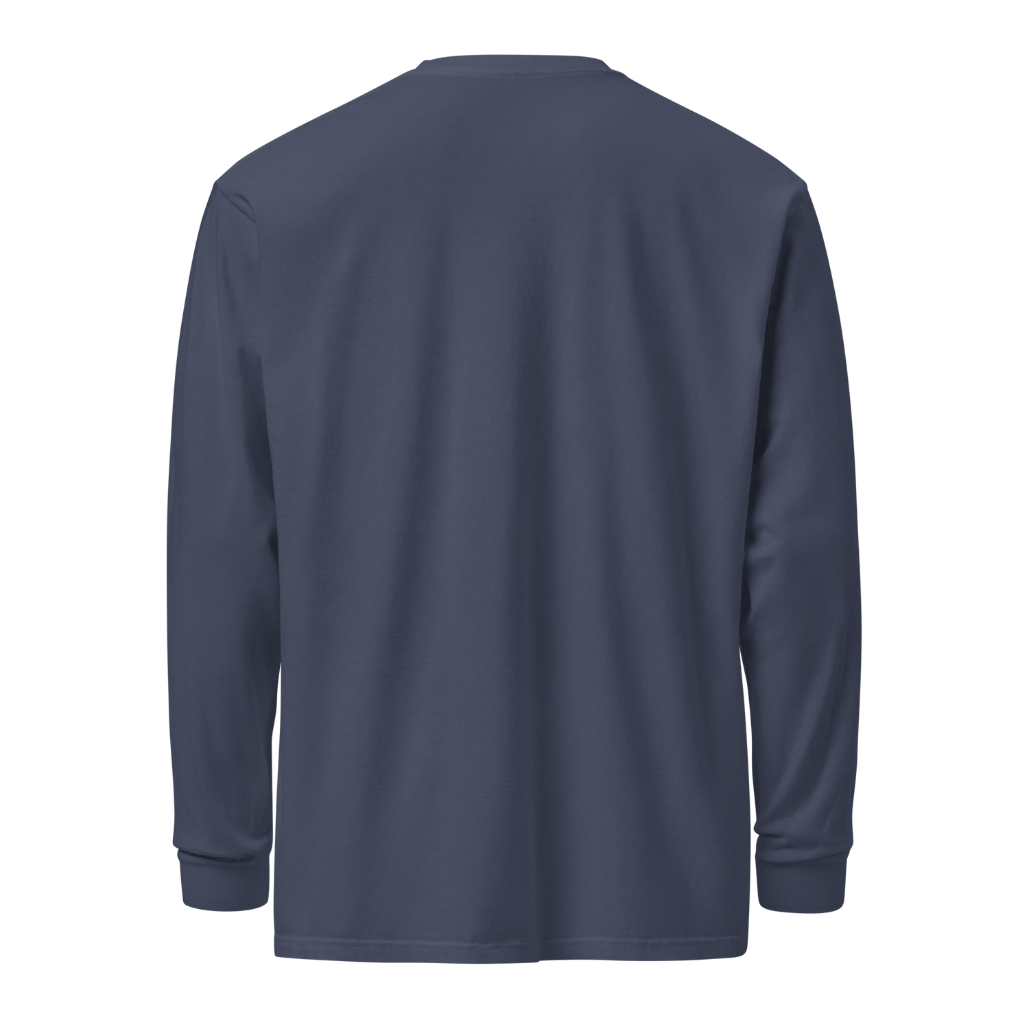 Musclestache Nutrition Garment-Dyed Heavyweight Long Sleeve Shirt - Musclestache Nutrition