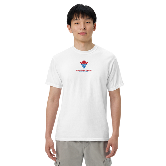 Musclestache Nutrition Garment-Dyed Heavyweight T-Shirt - Musclestache Nutrition