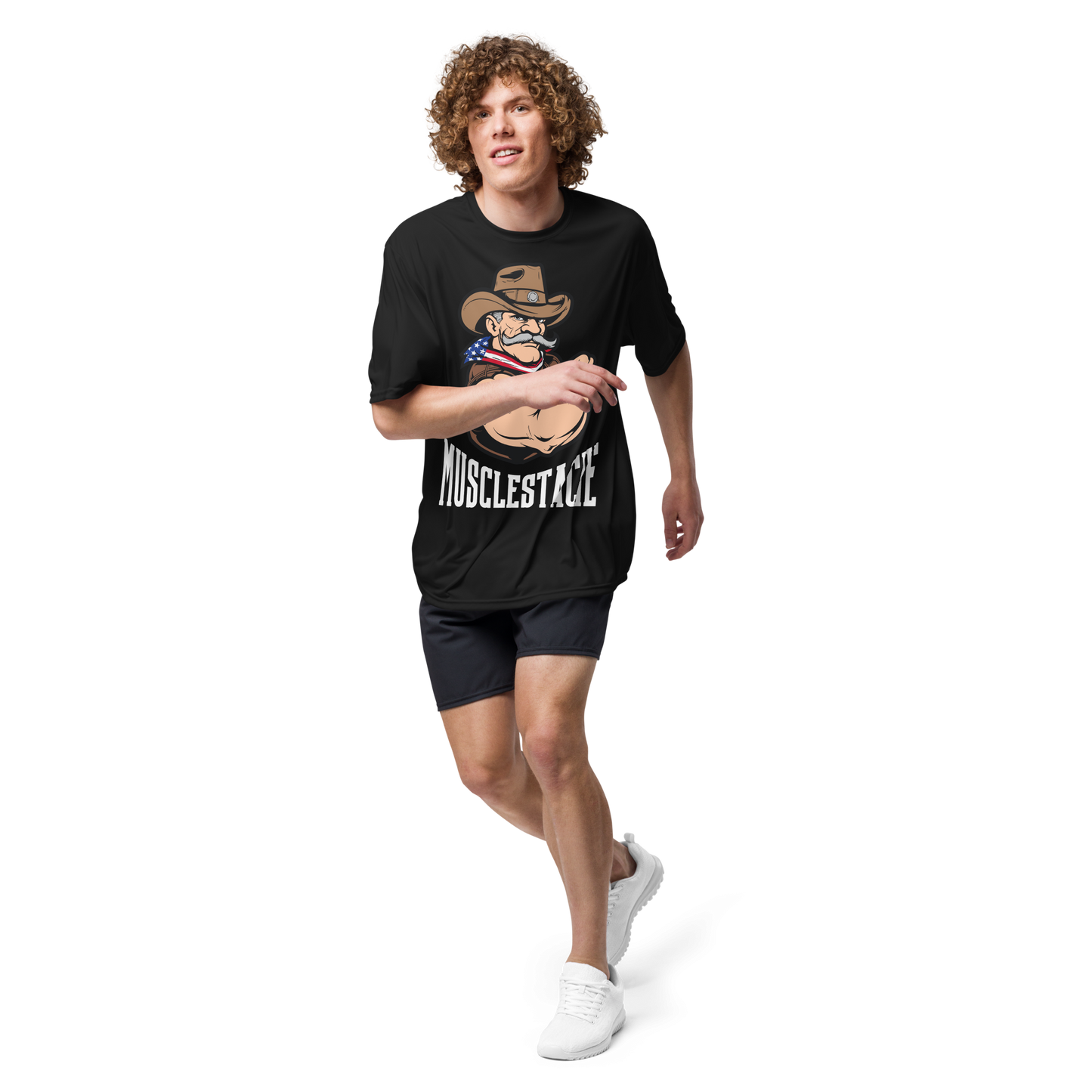 Musclestache Nutrition OG Moisture-Wicking Running Shirt - Musclestache Nutrition