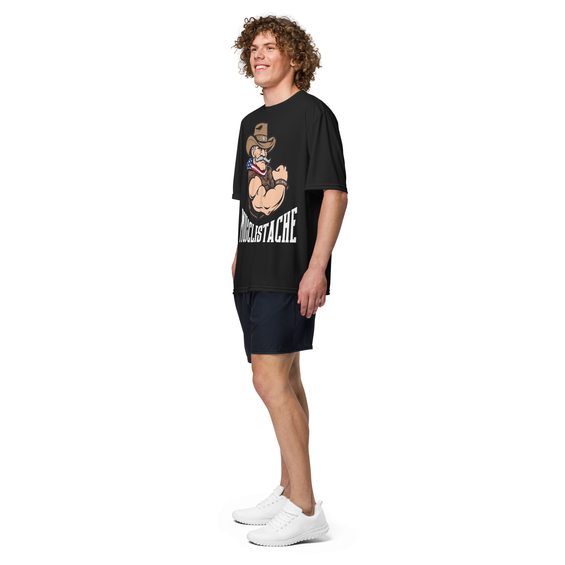 Musclestache Nutrition OG Moisture-Wicking Running Shirt - Musclestache Nutrition