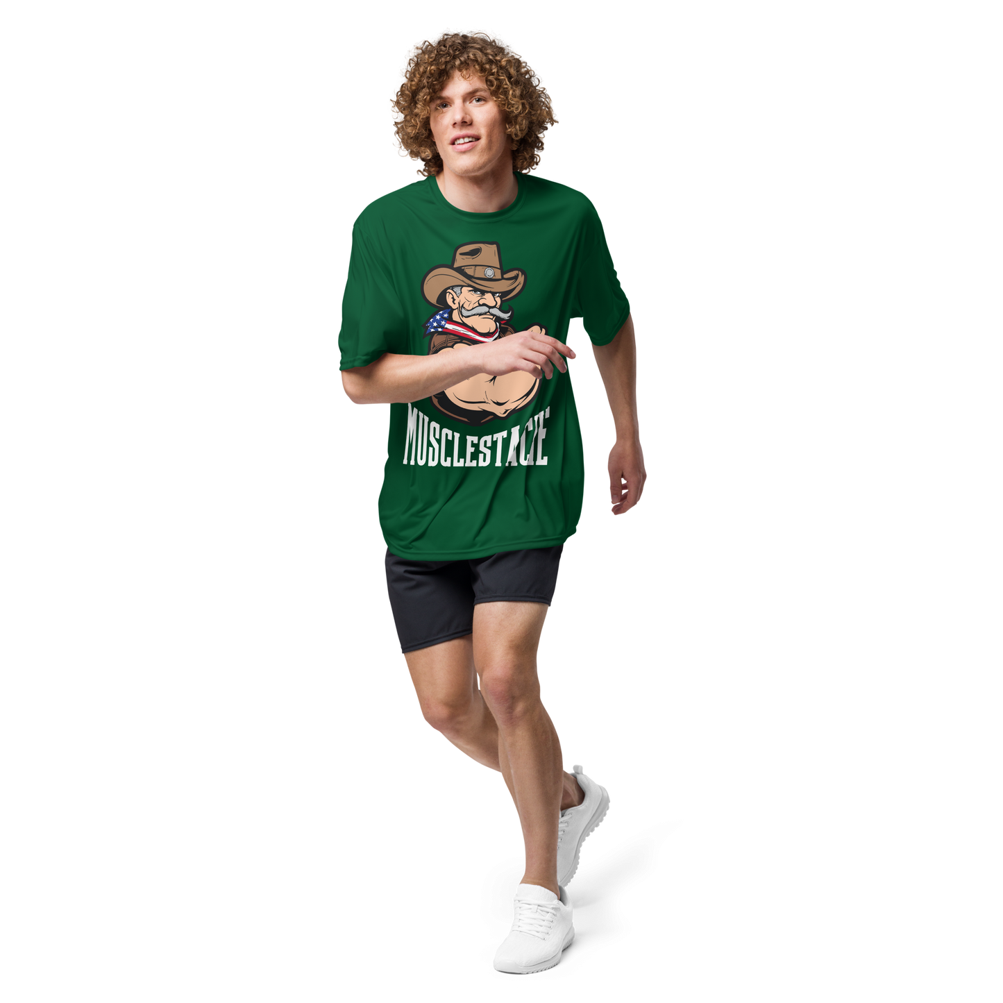 Musclestache Nutrition OG Moisture-Wicking Running Shirt - Musclestache Nutrition