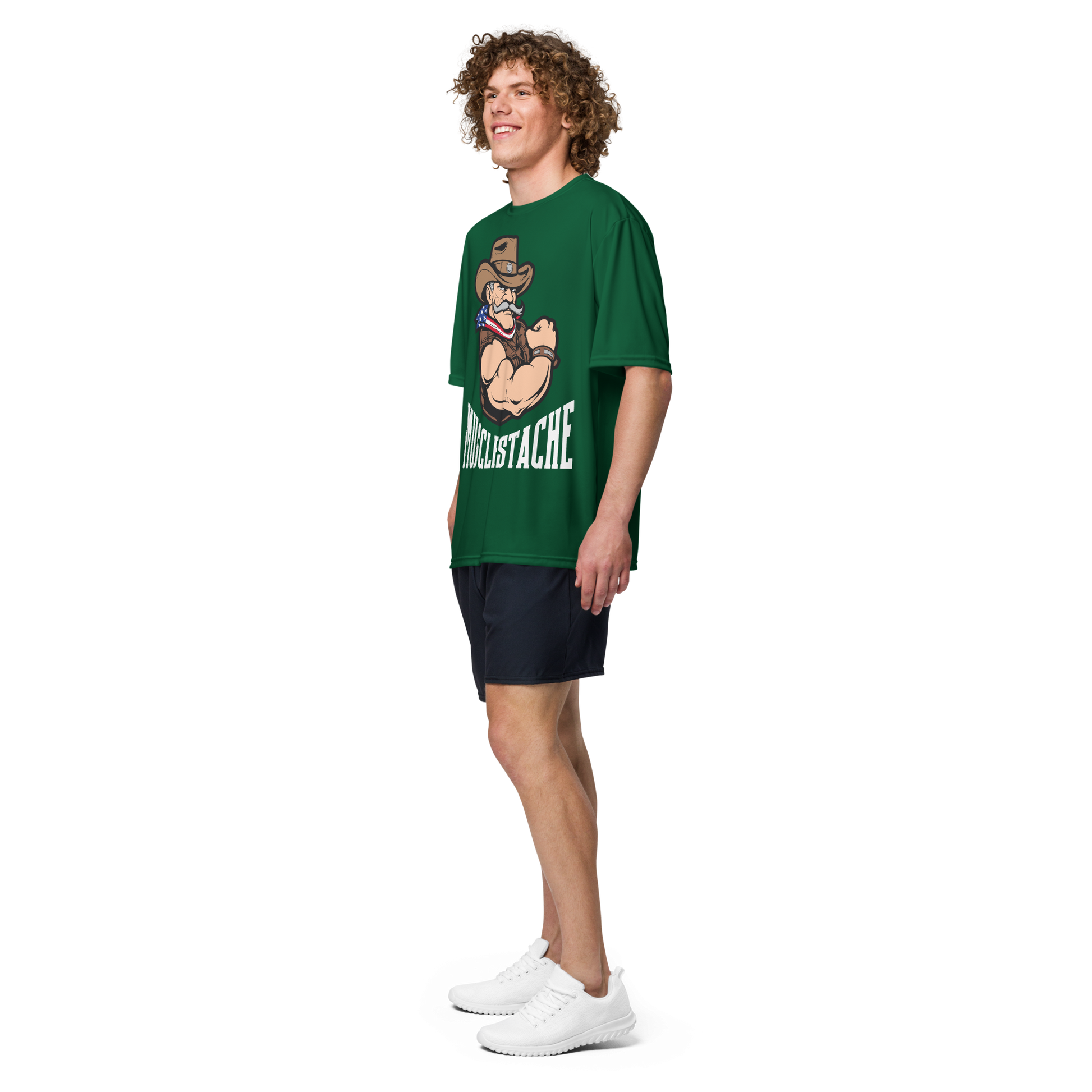 Musclestache Nutrition OG Moisture-Wicking Running Shirt - Musclestache Nutrition